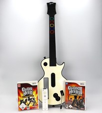 🎸⭐ Wii Guitar Hero Les Paul Controller + Remote • World Tour • Legends of Rock