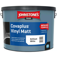 Johnstone's Trade Covaplus Vinyl Mat Brilliant White 10L