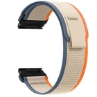 Bracelet nylon ��l��gant 26 mm pour Garmin pour Fenix 8 7X 6X 5X pour modes de v