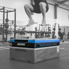 Plyo Jump Box 15cm (6") Foam Stackable Plyometric Jump Box Functional Fitness