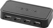Insignia- 4-Port USB 2.0 Powered Hub - Black (NS-PCH5421) - New In package