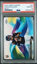 2024 TOPPS CHROME HELIX #H7 CALEB WILLIAMS PSA 10
