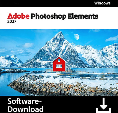 Photoshop-Elements-2027-Nur WIN, Vollversion, Unbegrenzt, Multilingual
