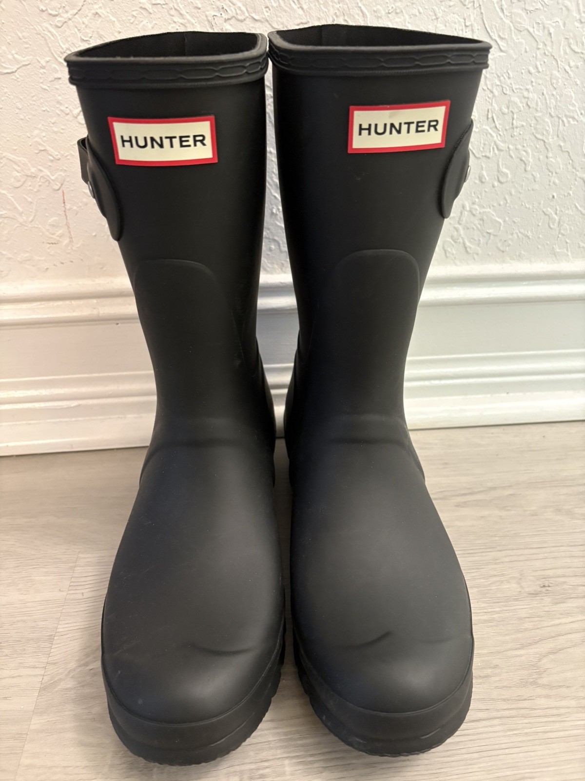 Hunter Original Short-O Boots Women's Black 9