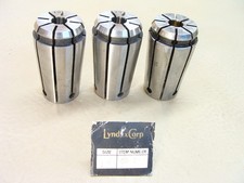 NEW lot of 3 LYNDEX TG100 collets 100-210 10mm 10 mm