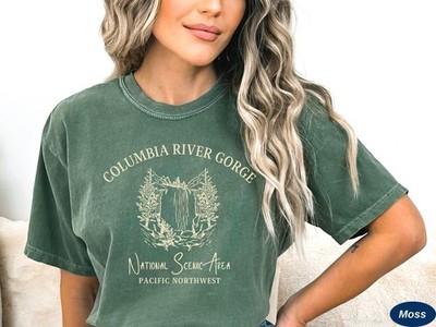 Columbia River Gorge Shirt Travel Gift for Oregon Trip Lovers Souvenir Tee