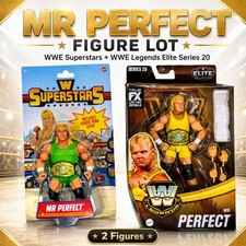 WWE Mr Perfect Figure Lot Mattel Elite Legends Serie 20 & Superstars Curt Hennig