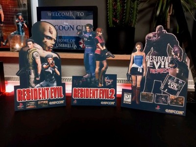 Resident Evil 1-3 Classic Mini Pappaufsteller Standee Handgefertigt Hochwertig!