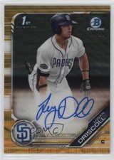 2019 Bowman Draft Chrome Pick Gold Wave Refractor 41/50 Logan Driscoll Auto w5p