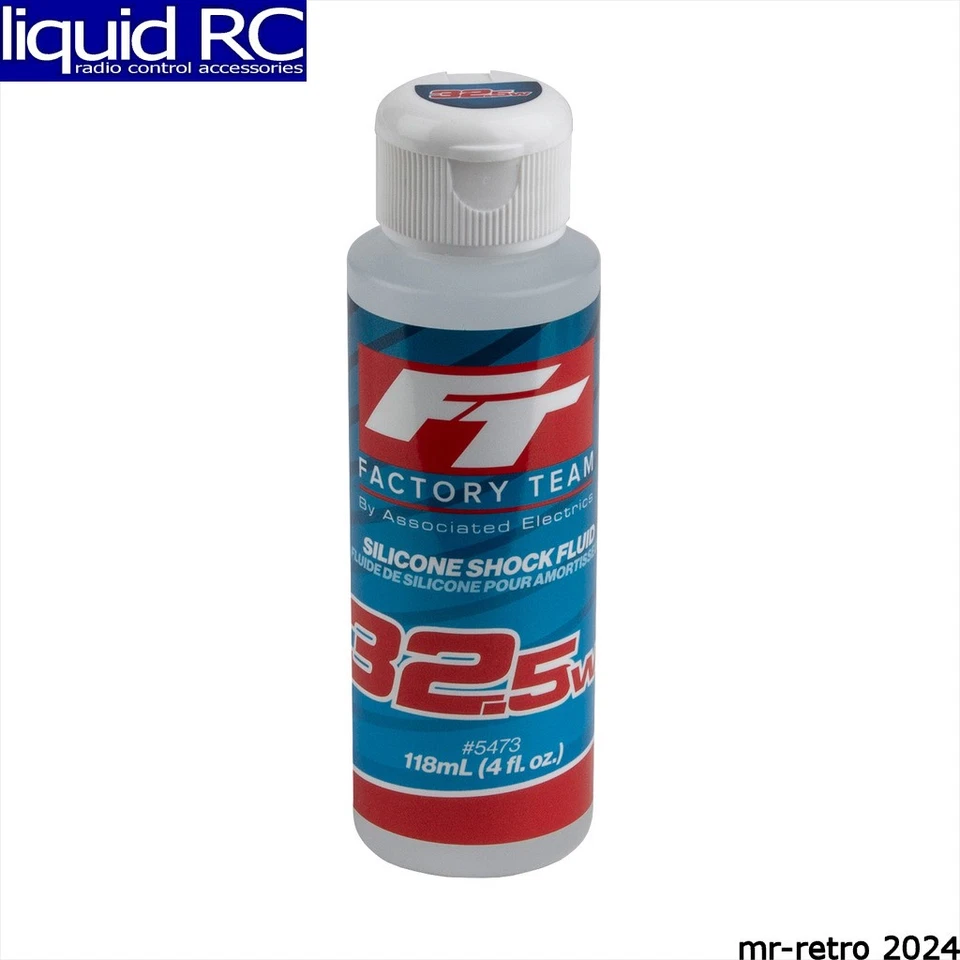 Associated 5473 32.5wt Silicone Shock Oil 4oz Bottle 388 Cst