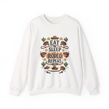 Eat Sleep Rodeo Repeat Sweatshirt