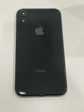 Apple iPhone XR Genuine OEM Original back housing Frame Replacement Black USED