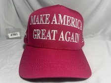 Official Trump 2016 MAGA Hat PINK Cali-Fame, New & Made in USA Collectible #381