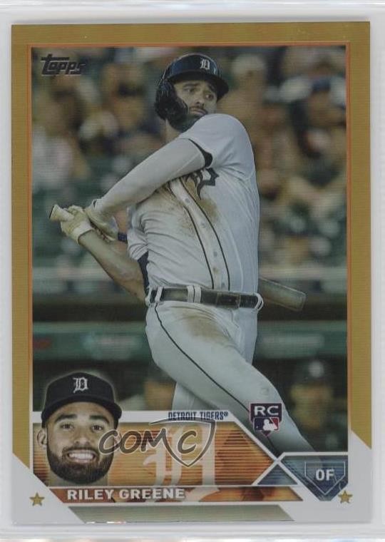 2023 Topps Series 1 Gold Foil Riley Greene #31 11jg