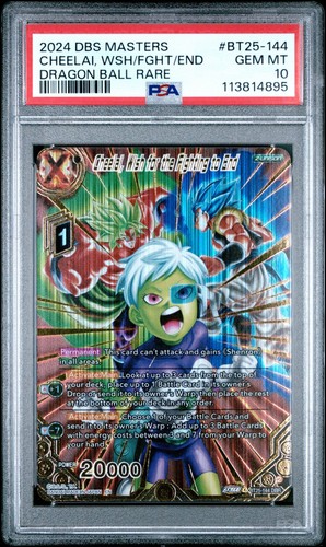 2024 Cheelai, Wish for the Fighting to End [DBR Foil] #BT25-144