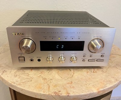 TEAC AG-H500 Stereo Receiver Amplifier Phono Pre-Amp Champagne Gold Tested Mint