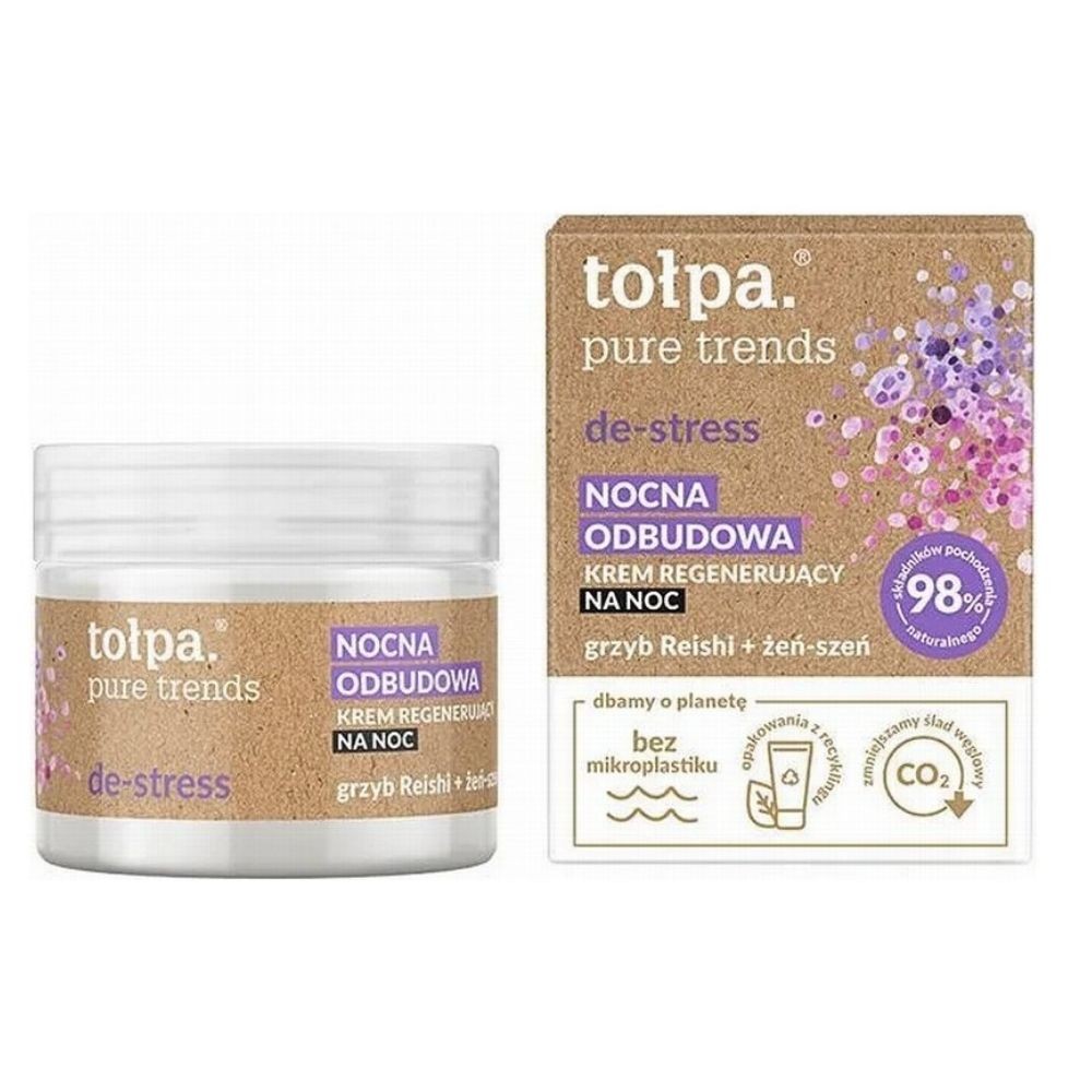 ToåPa Pure Trends De Stress. Antioxidant Night Cream 50Ml - Image 3