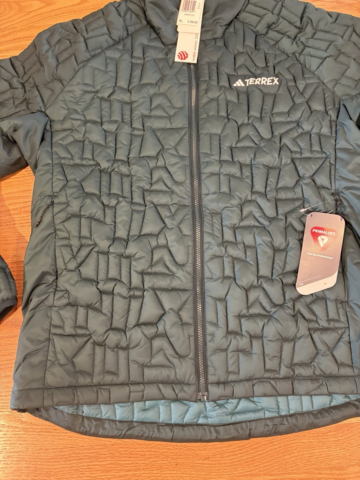 Adidas Terrex Xperior PrimaLoft Fill Insulated Hooded Jacket green Men XL JL9744 image 4