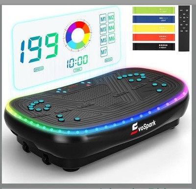 Vibrationsplatte, EvoSpark 2026 Upgrade 2D&4D Vibrationsplatte Heimtrainer...