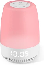 Baby Night Light, White Noise Sound Machine for Baby Sleeping, 12 Colors Night L