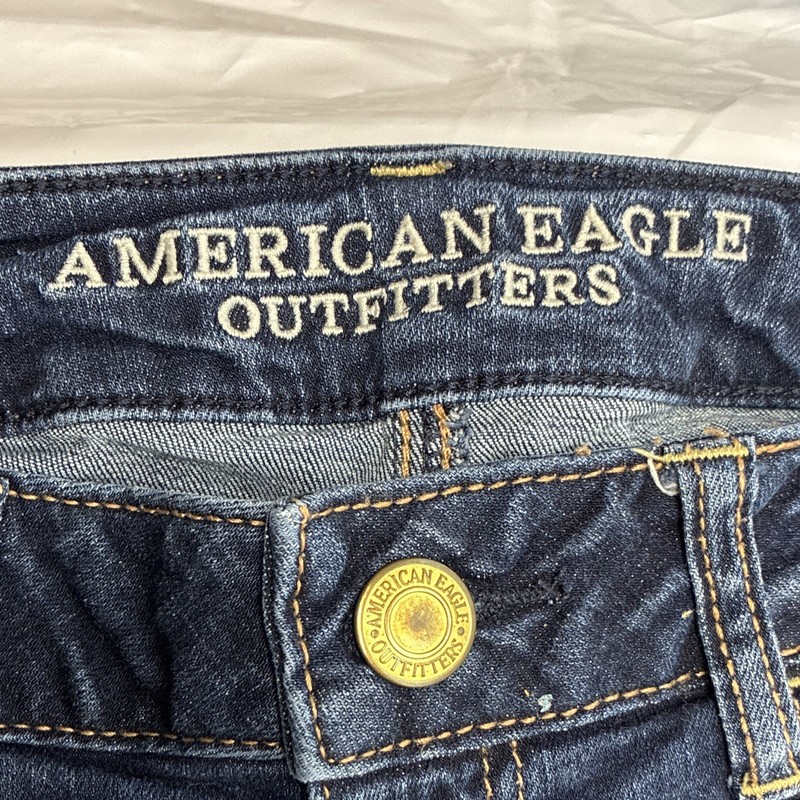 American Eagle Outfitters Women's Medium Wash Jegging Slim Fit Low Rise 5Pkt