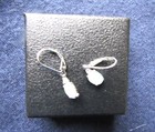 Earrings with  Diamond and Pear Stones .925 New. — photo 4