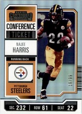 Najee Harris 2023 Panini Contenders Conference Ticket #84 18/99 Pittsburgh