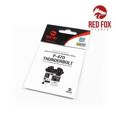 Red Fox Studio RFSQS-48093 - 1/48 P-47D Thunderbolt (for Tamiya kit) - Neu