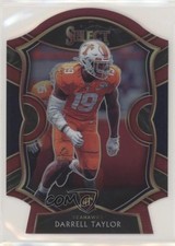 2020 Panini Select Concourse Maroon Prizm Die-Cut Darrell Taylor #96 8k4