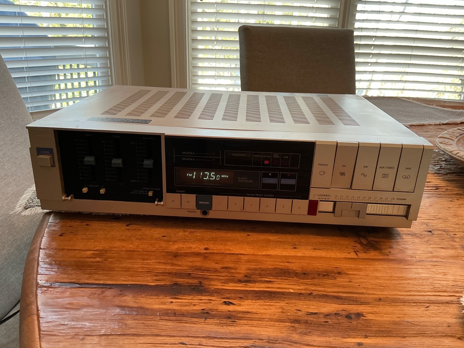SANSUI S-X1030 Vintage Quartz Synthesizer Stereo Receiver, *