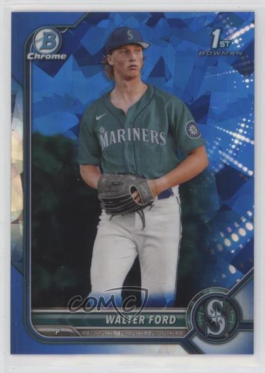 2022 Bowman Chrome Draft Sapphire Edition Walter Ford #BDC-187 6u5