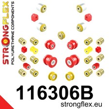 STRONGFLEX PU KOMPLETTES FAHRWERK BUCHSEN-KIT MERCEDES SLK 20MM 21MM SCHWARZ STRONGFLEX PU KOMPLETTES FAHRWERK BUCHSEN-KIT MERCEDES SLK 20MM 21MM SCHWARZ