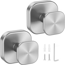 Towel Hooks for Bathroom,Wall Mounted Towel Holder,Heavy Duty Stainless Steel...