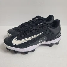 Nike Alpha Huarache Elite 4 Low MCS Baseball Cleats FD6221-003 Size 10.5 Black