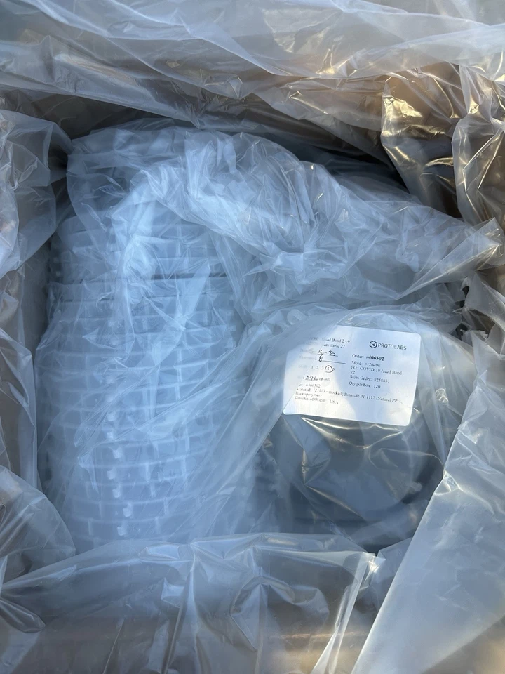 ZVerse ZShield Wrap - Reusable Face Shield Made USA Full Face Clear Lens 100Pack - Image 2 of 2