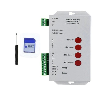 T1000S RGB LED Controller für WS2812B WS2811 für WS2801 SK6812 32 Stufen Gamma