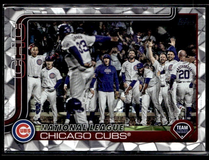 2025 Topps #60 Chicago Cubs Diamante Foil