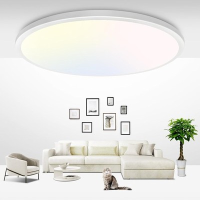 Moderne LED-Deckenleuchte Flach 42 cm 3 Farben 3000/4500/6000 K 36 W 4200 LM