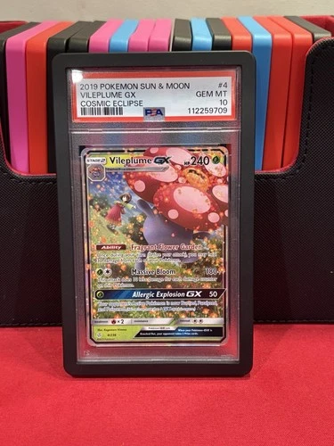 Vileplume GX Cosmic Eclipse 4/236 PSA 10
