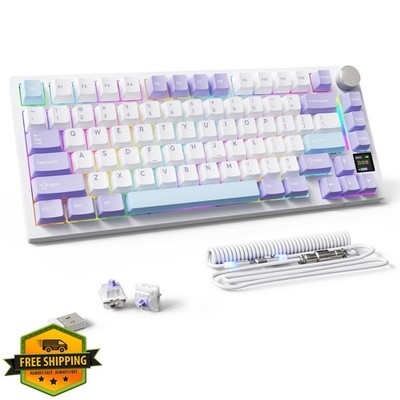 MAMBASNAKE X820 White Purple keyboard