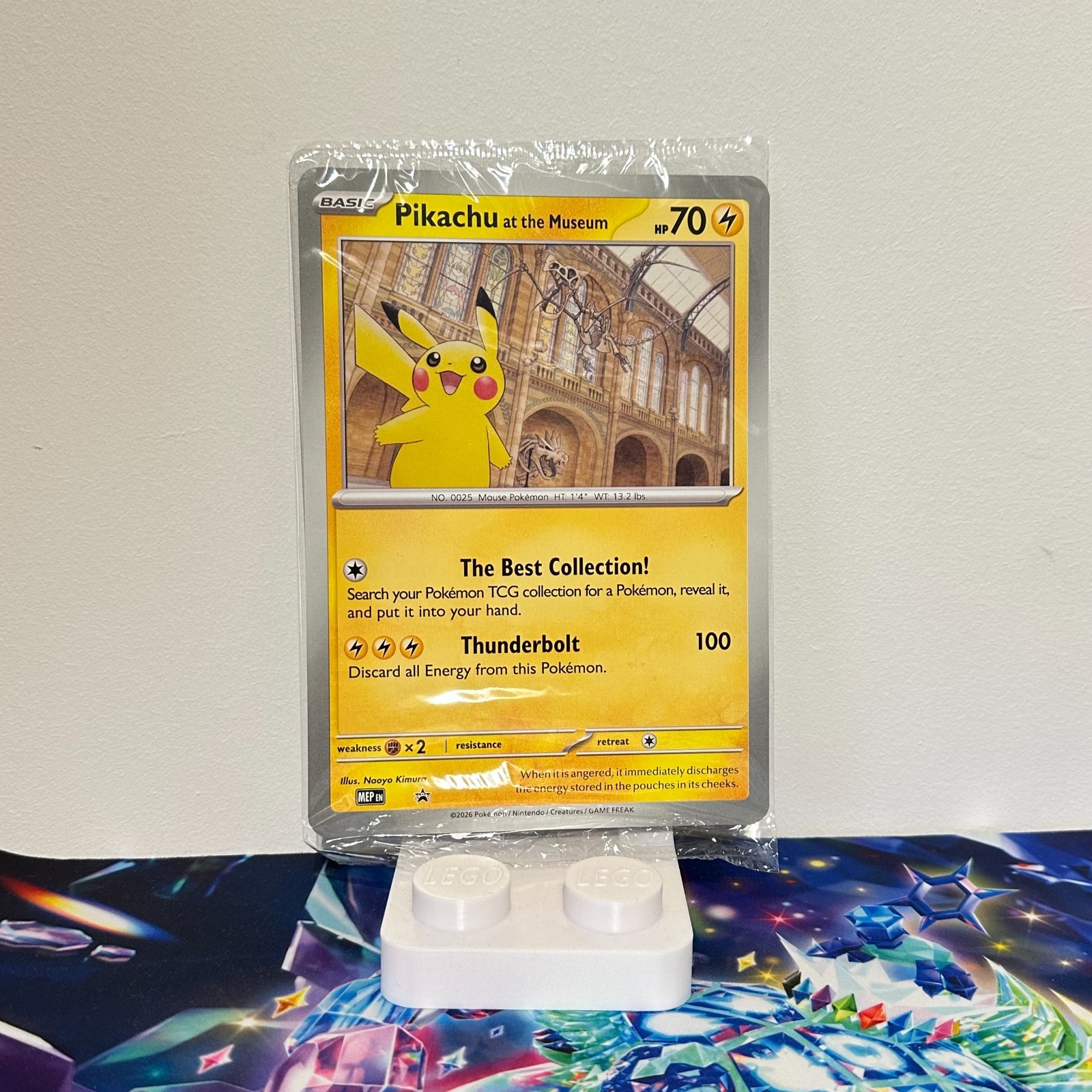 Pokemon Pikachu at the Museum Promo Jumbo Card | Near Mint