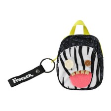 Fuggler White/Black Mini Backpack Notebook, Stickers, Keyring  Markers 
