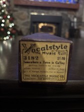 Vocalstyle Patented Music Roll, 3182 "Somewhere a Voice is Calling"