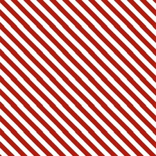 Feline Drive Fabric KITTEN CHRISTMAS Candy Cane Stripe - Fat Quarter 18x22" FQ