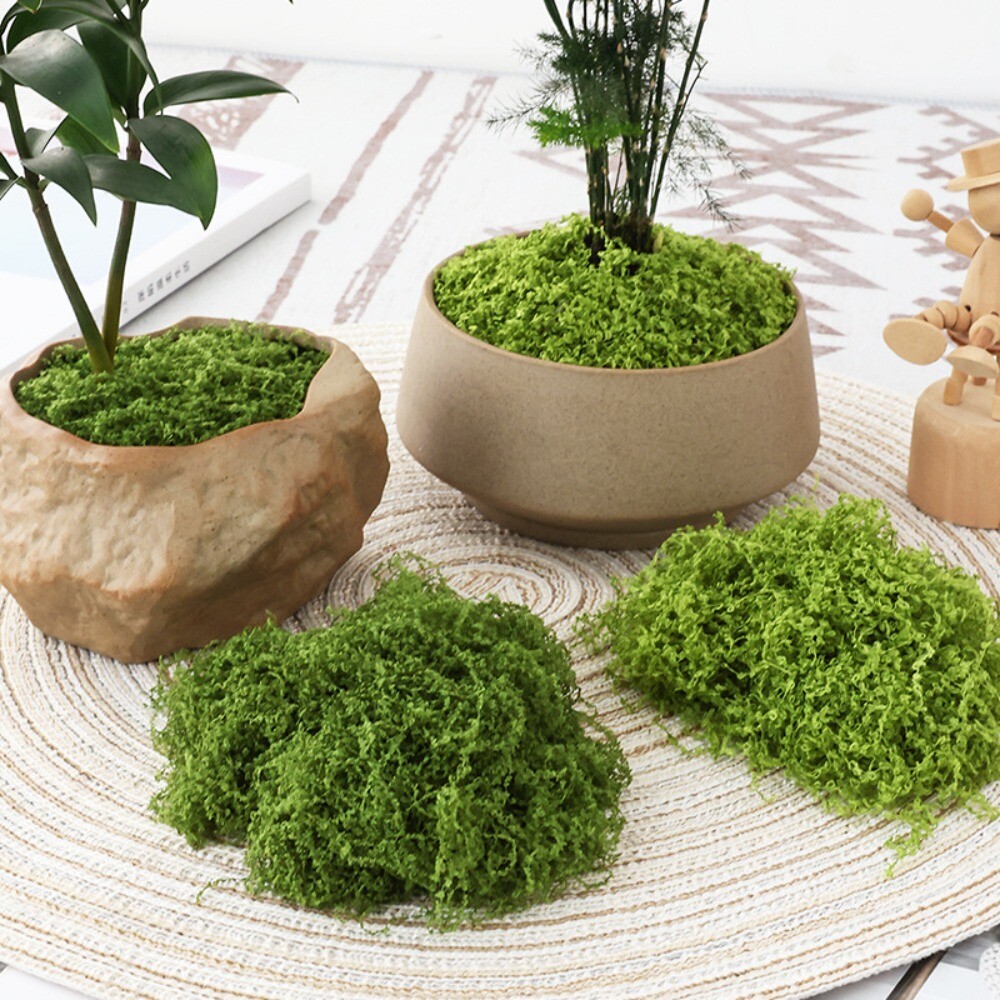 Simulation Green Plant Artificial Fake Moss Plants Micro Landscape
