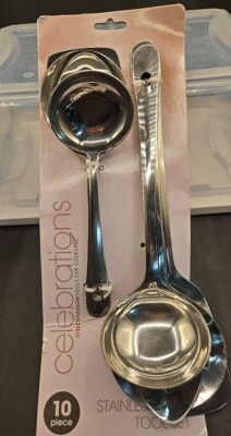 High-Quality Basic Celebrations 10-Piece Stainless Steel Kitchen Tool Set