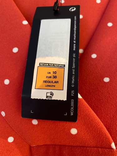 M&S Ladies Mid Dress size 10 - Picture 2 of 5