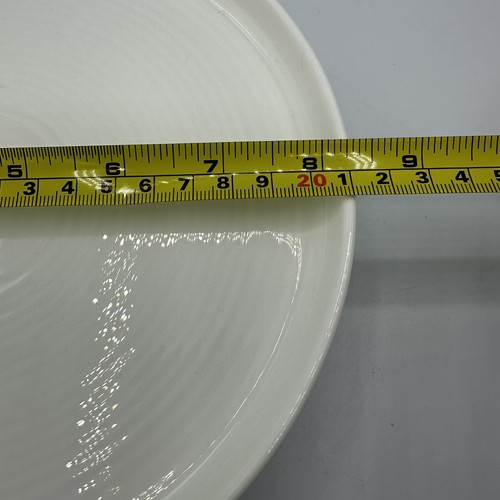 Mikasa ALYSSA Set of 4 Salad Plates Bone China White Swirl Sides Dinnerware - Picture 6 of 6