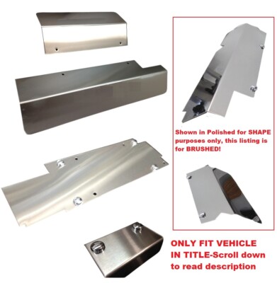 Firebird 14Pc BRUSHED Stainless 1994-1997 Fuel Rail Intake MAP dress Gen4