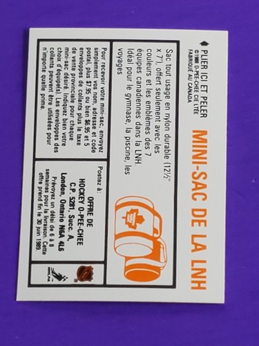 1988-89 OPC O-PEE-CHEE MINI HOCKEY STICKERS TRADING CARDS YOU PICK 50% OFF 2+ - Picture 196 of 258